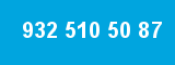 932 510 50 87 932 510 50 87